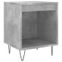 Mesita de noche madera de ingeniería gris hormigón 40x35x50 cm de , Mesitas de noche - Ref: Foro24-830724, Precio: 32,19 €, D...