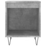 Mesita de noche madera de ingeniería gris hormigón 40x35x50 cm de , Mesitas de noche - Ref: Foro24-830724, Precio: 32,19 €, D...