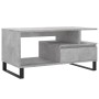 Mesa de centro madera contrachapada gris hormigón 90x49x45 cm de , Mesas de centro - Ref: Foro24-831032, Precio: 63,32 €, Des...