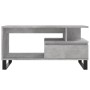 Mesa de centro madera contrachapada gris hormigón 90x49x45 cm de , Mesas de centro - Ref: Foro24-831032, Precio: 63,32 €, Des...