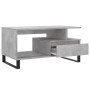 Mesa de centro madera contrachapada gris hormigón 90x49x45 cm de , Mesas de centro - Ref: Foro24-831032, Precio: 63,32 €, Des...