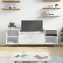 TV stand made of glossy white plywood 160x35x55 cm by , TV Furniture - Ref: Foro24-831334, Price: 91,46 €, Discount: %