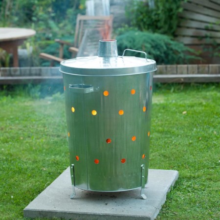 Nature Round Galvanized Steel Garden Incinerator 46x72 cm by Nature, Gardening accessories - Ref: Foro24-407109, Price: 98,99...