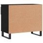 Mueble zapatero madera contrachapada negro 70x36x60 cm de , Zapateros y organizadores de calzado - Ref: Foro24-831445, Precio...