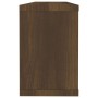 Cubic wall shelves 2 units oak wood brown 60x15x23 cm by , Shelves and shelves - Ref: Foro24-815930, Price: 31,76 €, Discount: %