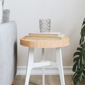 Solid pine wood round table top Ø30x3 cm by , Table tops - Ref: Foro24-833655, Price: 21,39 €, Discount: %