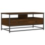 Mesa de centro madera de ingeniería roble marrón 100x51x45 cm de , Mesas de centro - Ref: Foro24-835288, Precio: 75,84 €, Des...