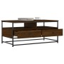 Mesa de centro madera de ingeniería roble marrón 100x51x45 cm de , Mesas de centro - Ref: Foro24-835288, Precio: 75,84 €, Des...