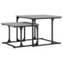 Mesa de centro apilable 2 pzas madera ingeniería gris Sonoma de , Mesas de centro - Ref: Foro24-833371, Precio: 42,35 €, Desc...