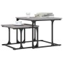 Mesa de centro apilable 2 pzas madera ingeniería gris Sonoma de , Mesas de centro - Ref: Foro24-833371, Precio: 42,35 €, Desc...