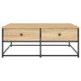 Mesa de centro madera de ingeniería roble Sonoma 100x99x40 cm de , Mesas de centro - Ref: Foro24-835295, Precio: 78,42 €, Des...