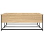 Mesa de centro madera de ingeniería roble Sonoma 100x99x40 cm de , Mesas de centro - Ref: Foro24-835295, Precio: 78,42 €, Des...