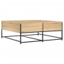 Mesa de centro madera de ingeniería roble Sonoma 100x99x40 cm de , Mesas de centro - Ref: Foro24-835295, Precio: 78,42 €, Des...