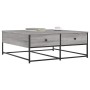 Sonoma gray engineered wood coffee table 100x99x40 cm by , Coffee table - Ref: Foro24-835297, Price: 78,59 €, Discount: %