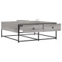 Sonoma gray engineered wood coffee table 100x99x40 cm by , Coffee table - Ref: Foro24-835297, Price: 78,59 €, Discount: %