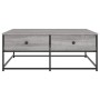 Sonoma gray engineered wood coffee table 100x99x40 cm by , Coffee table - Ref: Foro24-835297, Price: 78,59 €, Discount: %