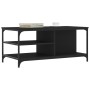 Mesa de centro madera contrachapada negro 100x50x45 cm de , Mesas de centro - Ref: Foro24-835304, Precio: 61,99 €, Descuento: %