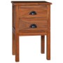 Mesita de noche de madera maciza de teca 40x35x60 cm de vidaXL, Mesitas de noche - Ref: Foro24-289061, Precio: 102,86 €, Desc...