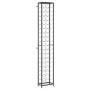 Wrought iron black wine rack for 57 bottles, 34x18x200 cm. by , Wine racks - Ref: Foro24-358366, Price: 166,75 €, Discount: %