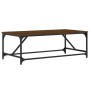 Mesa de centro madera contrachapada marrón roble 100x50x35 cm de , Mesas de centro - Ref: Foro24-835333, Precio: 32,42 €, Des...