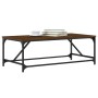 Mesa de centro madera contrachapada marrón roble 100x50x35 cm de , Mesas de centro - Ref: Foro24-835333, Precio: 32,42 €, Des...