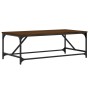 Mesa de centro madera contrachapada marrón roble 100x50x35 cm de , Mesas de centro - Ref: Foro24-835333, Precio: 32,42 €, Des...