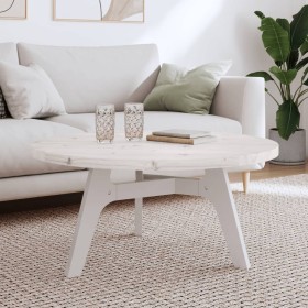 Solid white pine round table top Ø90x3 cm by , Table tops - Ref: Foro24-833674, Price: 103,99 €, Discount: %