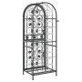 Black wrought iron wine rack for 41 bottles, measuring 45x36x120 cm. by , Wine racks - Ref: Foro24-358370, Price: 136,90 €, D...