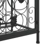 Black wrought iron wine rack for 41 bottles, measuring 45x36x120 cm. by , Wine racks - Ref: Foro24-358370, Price: 136,90 €, D...