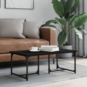 Black plywood coffee table 90x50x35 cm by , Coffee table - Ref: Foro24-835399, Price: 30,99 €, Discount: %