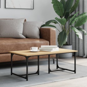 Oak Sonoma plywood coffee table 90x50x35 cm by , Coffee table - Ref: Foro24-835400, Price: 44,29 €, Discount: %