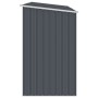 Garden shed for anthracite firewood made of galvanized steel, 245x98x159cm. by , Sheds - Ref: Foro24-46295, Price: 184,65 €, ...