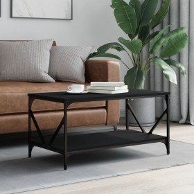 Black plywood coffee table 90x50x45 cm by , Coffee table - Ref: Foro24-835384, Price: 45,99 €, Discount: %