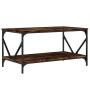 Smoked oak plywood coffee table 90x50x45 cm by , Coffee table - Ref: Foro24-835386, Price: 53,68 €, Discount: %