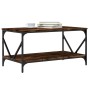 Mesa de centro madera contrachapada roble ahumado 90x50x45 cm de , Mesas de centro - Ref: Foro24-835386, Precio: 53,68 €, Des...