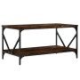 Smoked oak plywood coffee table 90x50x45 cm by , Coffee table - Ref: Foro24-835386, Price: 53,68 €, Discount: %