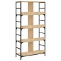 Engineered wood bookshelf in Sonoma oak, 78.5x33x153 cm by , Bookcases and shelves - Ref: Foro24-835255, Price: 76,97 €, Disc...