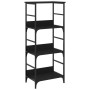 Estantería de madera de ingeniería negra 50x33x117,5 cm de , Librerías y estanterías - Ref: Foro24-835269, Precio: 50,37 €, D...