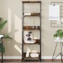 Engineered wood bookshelf in smoked oak, 50x33x153 cm by , Bookcases and shelves - Ref: Foro24-835276, Price: 65,57 €, Discou...