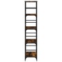 Engineered wood bookshelf in smoked oak, 50x33x153 cm by , Bookcases and shelves - Ref: Foro24-835276, Price: 65,57 €, Discou...