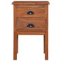 Mesita de noche de madera maciza de teca 40x35x60 cm de vidaXL, Mesitas de noche - Ref: Foro24-289061, Precio: 102,86 €, Desc...