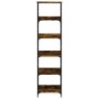 Engineered smoked oak wood bookshelf 50x33x188.5 cm by , Bookcases and shelves - Ref: Foro24-835281, Price: 75,29 €, Discount: %