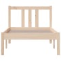 Estructura de cama madera maciza 75x190 cm de , Camas y somieres - Ref: Foro24-814844, Precio: 83,19 €, Descuento: %