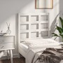 Solid white pine wood bed headboard 80.5x4x100 cm by , Headboards and footboards - Ref: Foro24-817866, Price: 40,67 €, Discou...