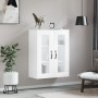 Engineered wood glossy white wall-mounted cabinet 69.5x34x90 cm by , Sideboards - Ref: Foro24-834988, Price: 97,43 €, Discoun...