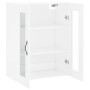 Engineered wood glossy white wall-mounted cabinet 69.5x34x90 cm by , Sideboards - Ref: Foro24-834988, Price: 97,43 €, Discoun...