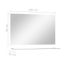 Wall mirror with tempered glass shelf 100x60 cm by , Mirrors - Ref: Foro24-249443, Price: 55,07 €, Discount: %