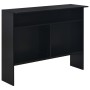 Mesa alta de bar con 2 tableros negro 130x40x120 cm de , Mesas de cocina y de comedor - Ref: Foro24-280218, Precio: 227,54 €,...