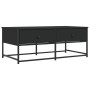 Engineered wood black coffee table 100x51x40 cm by , Coffee table - Ref: Foro24-833970, Price: 62,68 €, Discount: %