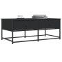 Engineered wood black coffee table 100x51x40 cm by , Coffee table - Ref: Foro24-833970, Price: 62,68 €, Discount: %